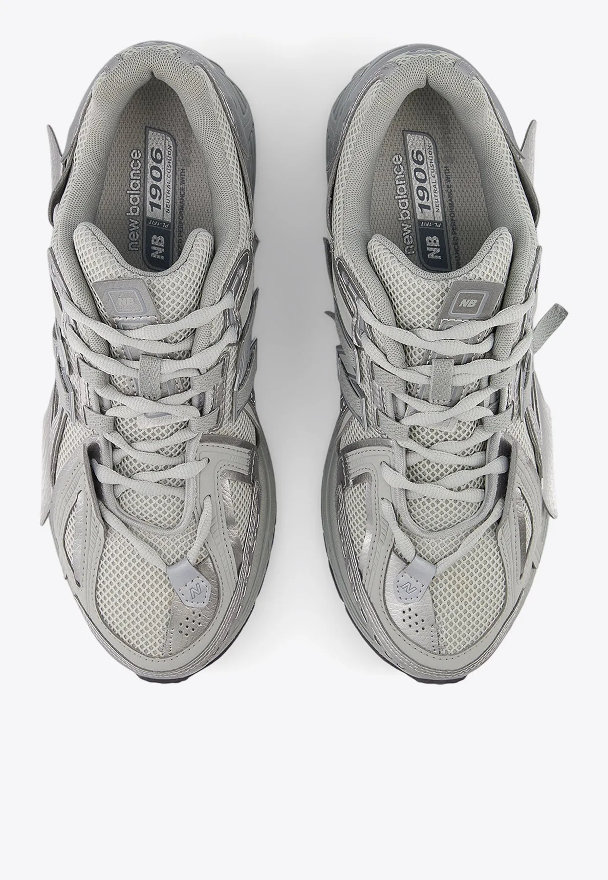 1906A Low-Top Sneakers in Concrete with Silver Metallic and Brighton Gray New Balance M1906ra
