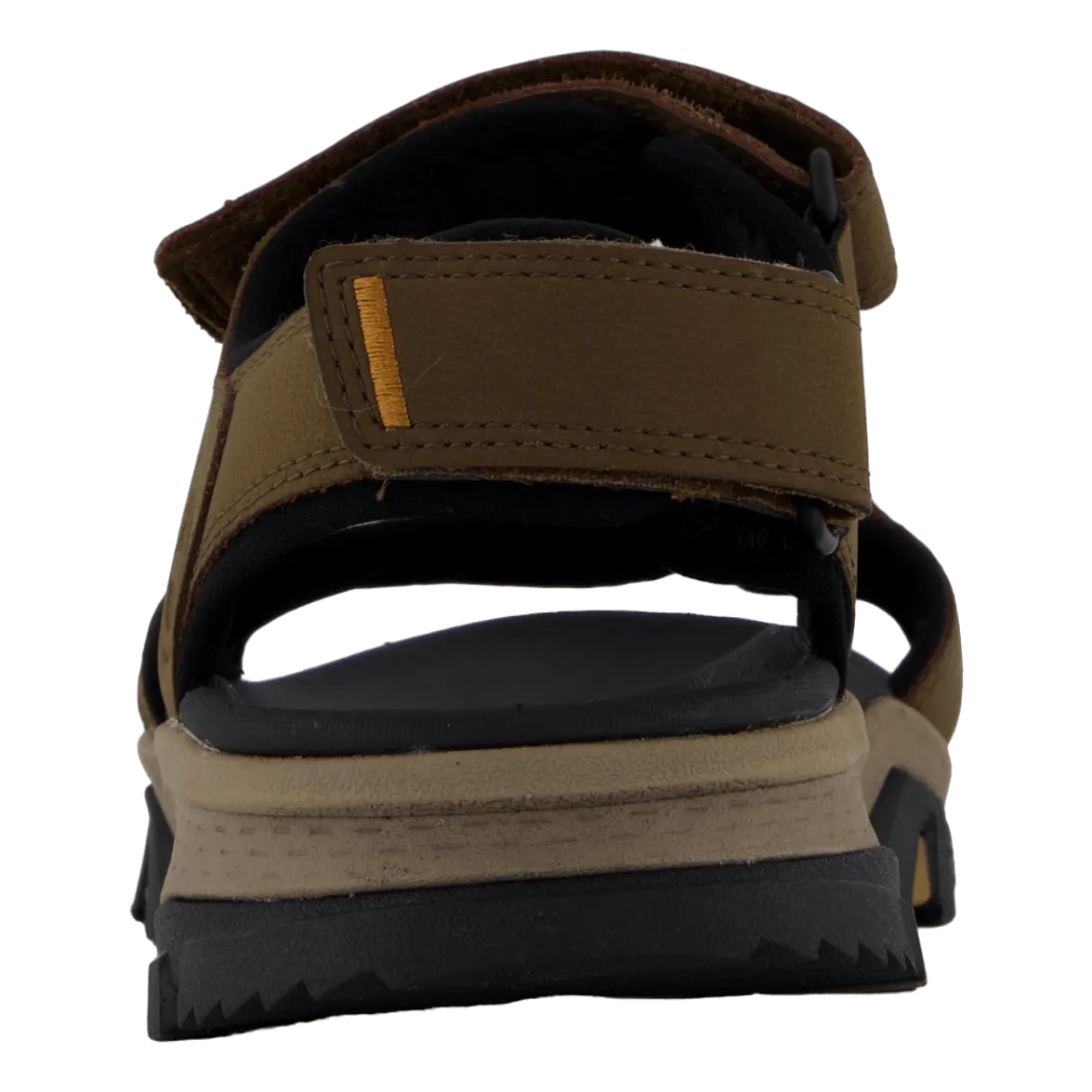 2 Strap Sandal Lincoln Cocoa Peep Toe Flat Sandals