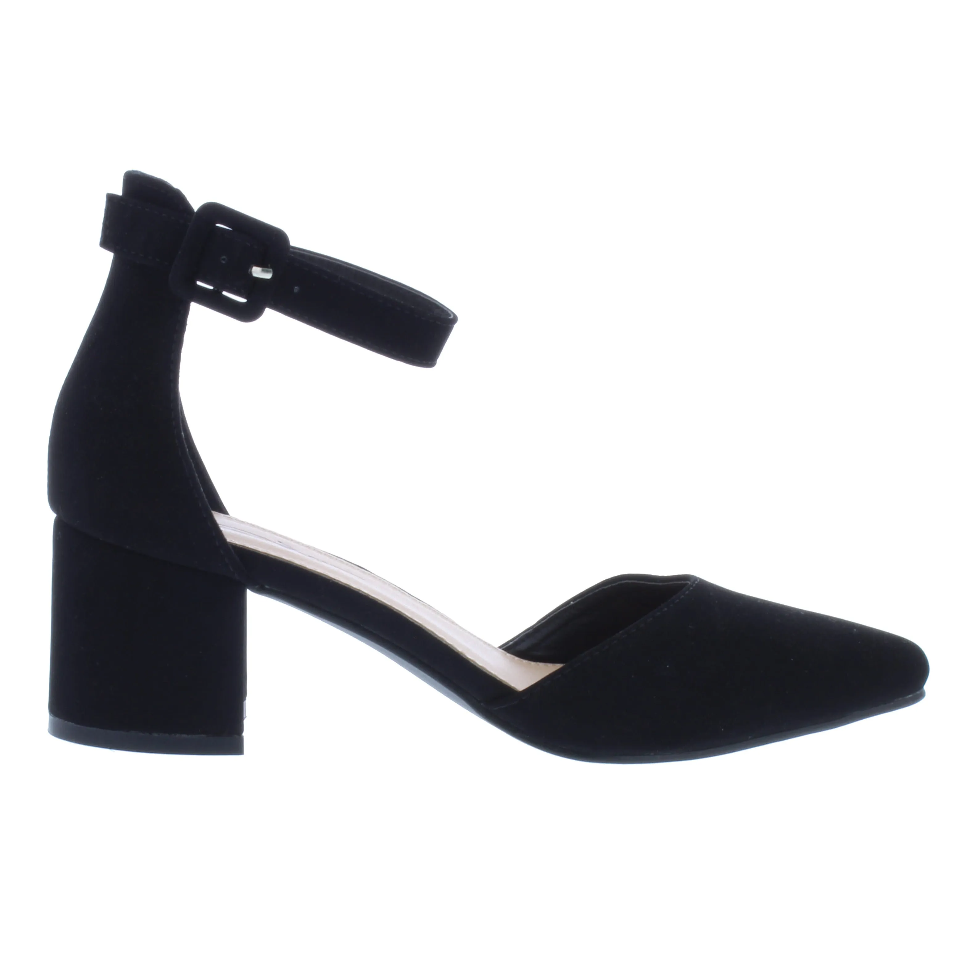 2 Women Closed Heel Suede Sandal Wedge Heel Peep Toe Sandals