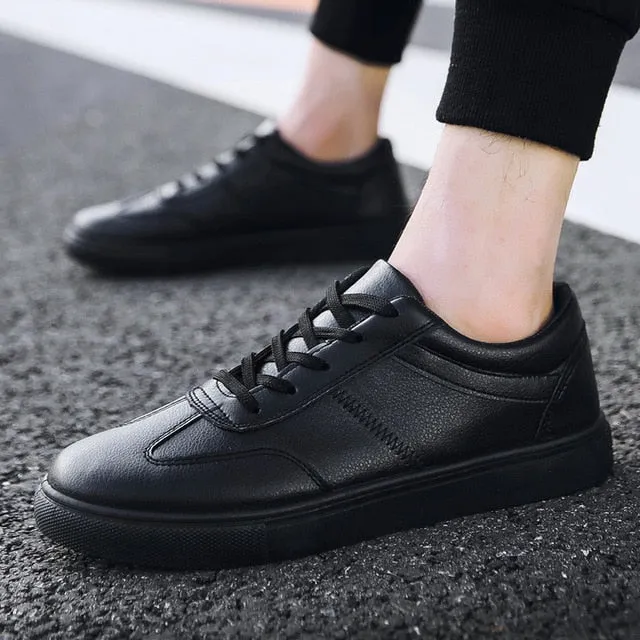 Box Loafers 2019 new style white sneakers men breathable leisure shoes popular shoes high quality fashion Super confident men black sneakers