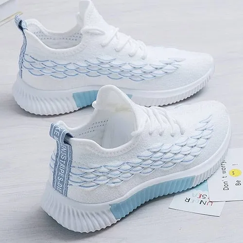 2021 Women Sneakers Woman Running Shoes Female Vulcanized Women's Casual Flats Women Walking Shoes Ladies Summer Plus Size Best Lightweight Running Shoes