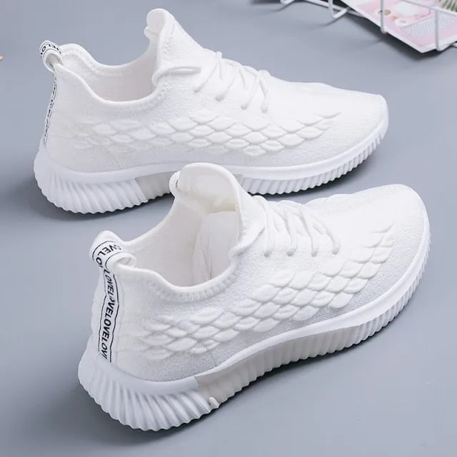 2021 Women Sneakers Woman Running Shoes Female Vulcanized Women's Casual Flats Women Walking Shoes Ladies Summer Plus Size Swiss Running Shoe