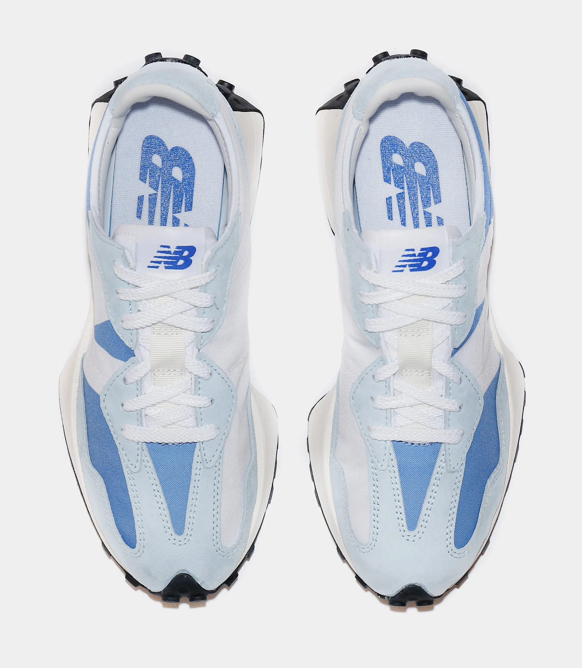 New Balance 574 Boys 327 Mens Lifestyle Shoes (Stellar Blue/UV Glo)