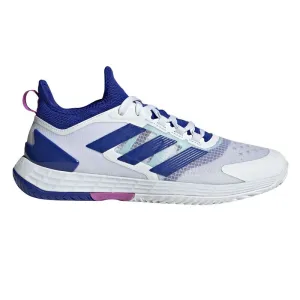 Adidas Shoes Foam Adidas Adizero Ubersonic 4.1 All Court Tennis Shoes (Mens) - White/Lucid Blue/Purple Burst