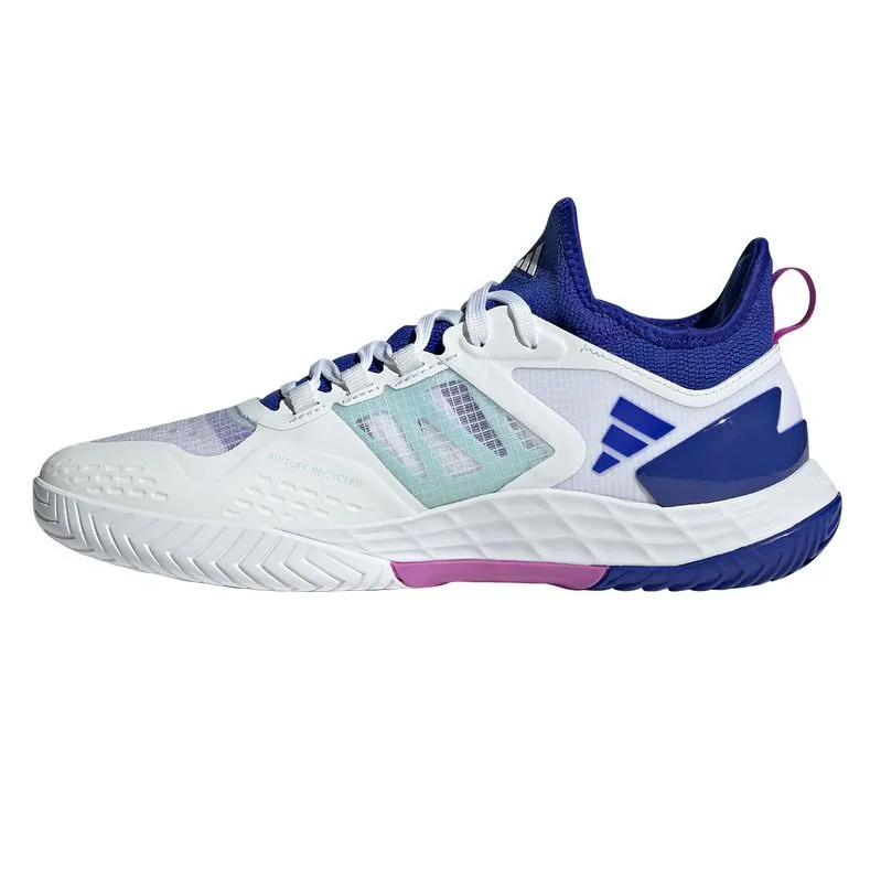 Adidas Adizero Ubersonic 4.1 All Court Tennis Shoes (Mens) - White/Lucid Blue/Purple Burst Adidas Country Og Shoes