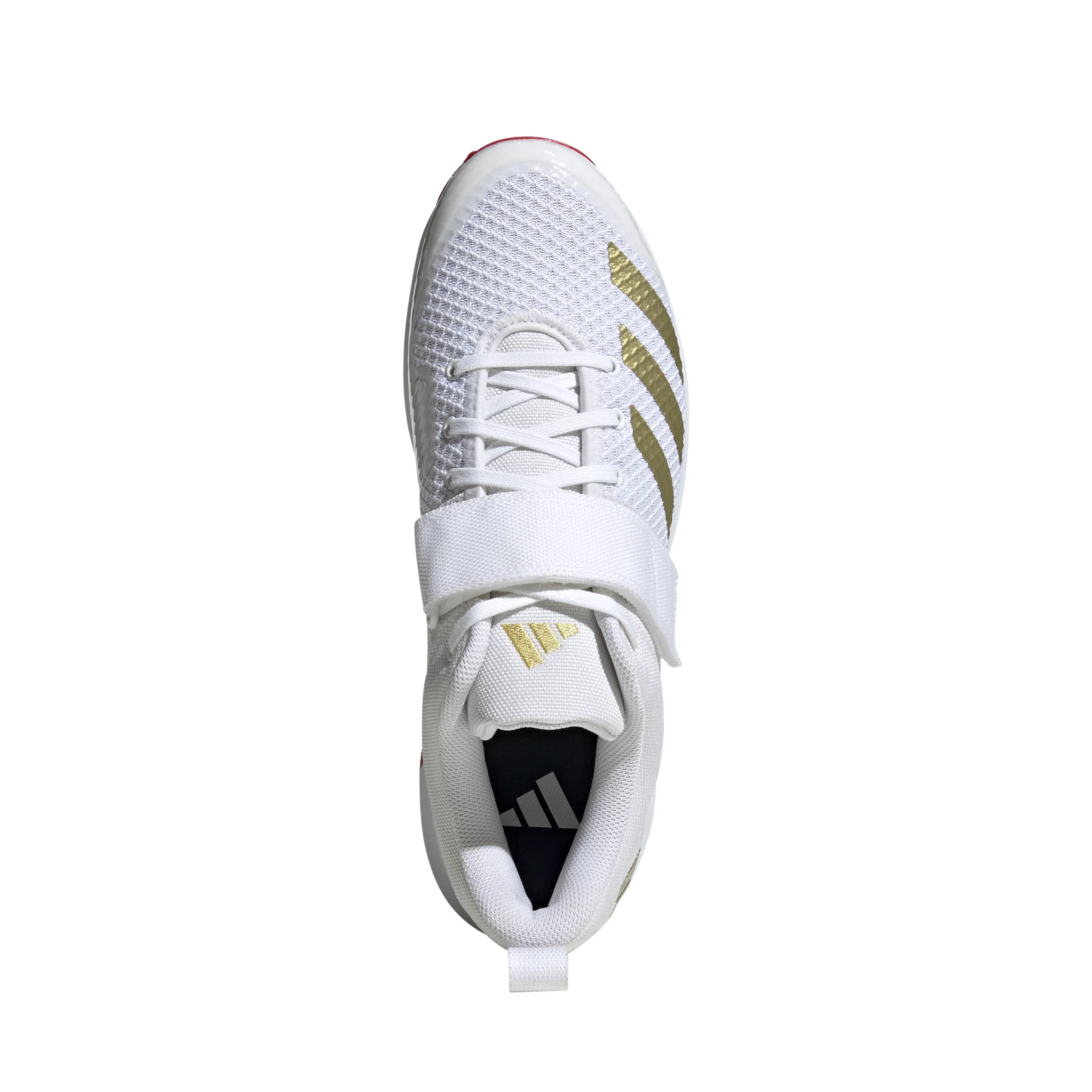 Adidas Game 3 Shoes Adidas Adipower Vector 20 Cloud White / Gold Metallic / Pure Ruby