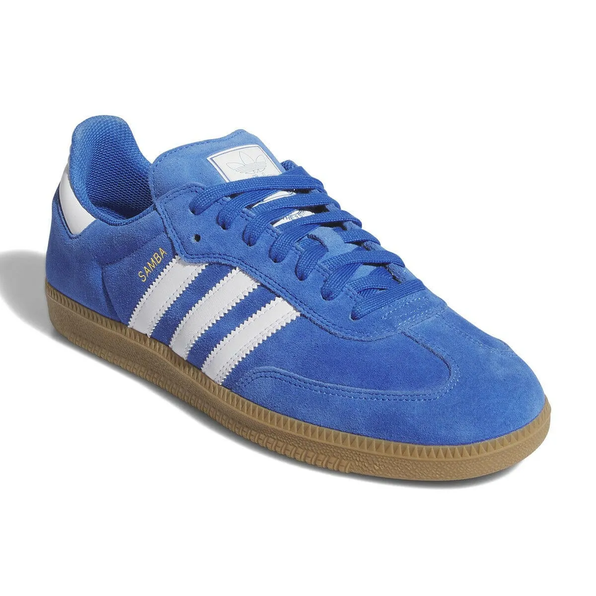 Adidas Shoe Shop Adidas - Samba Adv Shoes Blue/White/Gold