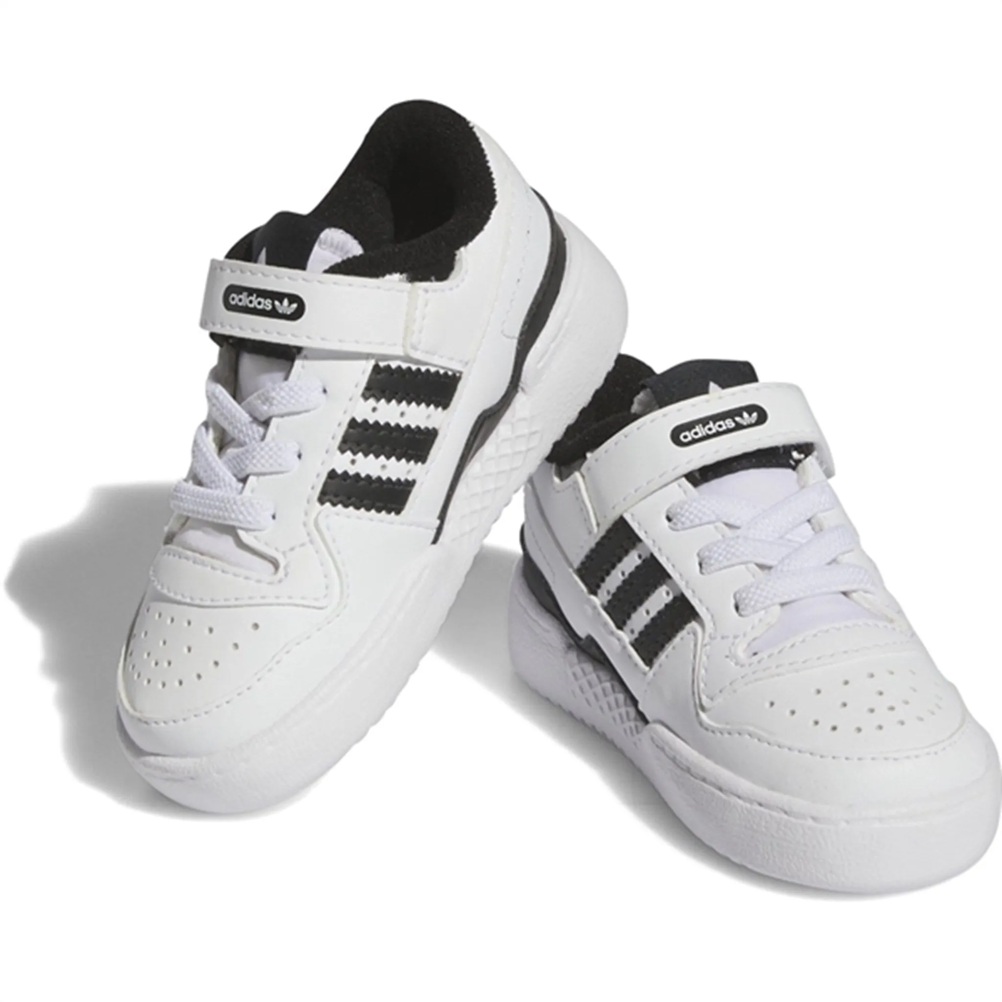 adidas Forum Low Shoe Black/White Fluffy Adidas Shoes