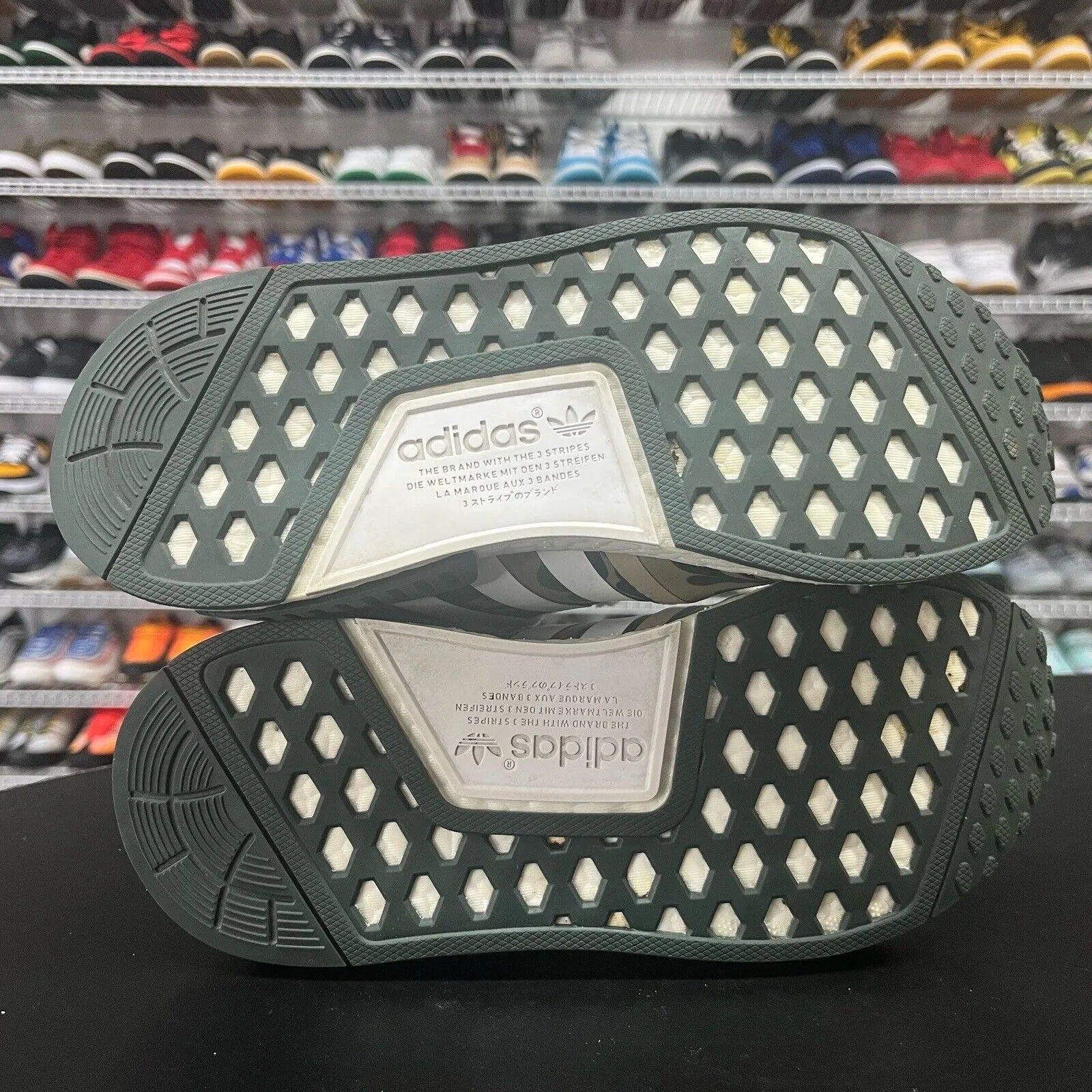 Adidas Gazelle Golf Shoes Adidas NMD R1 Bape Olive Camo Camouflage BA7326 2016 Men's Size 6.5