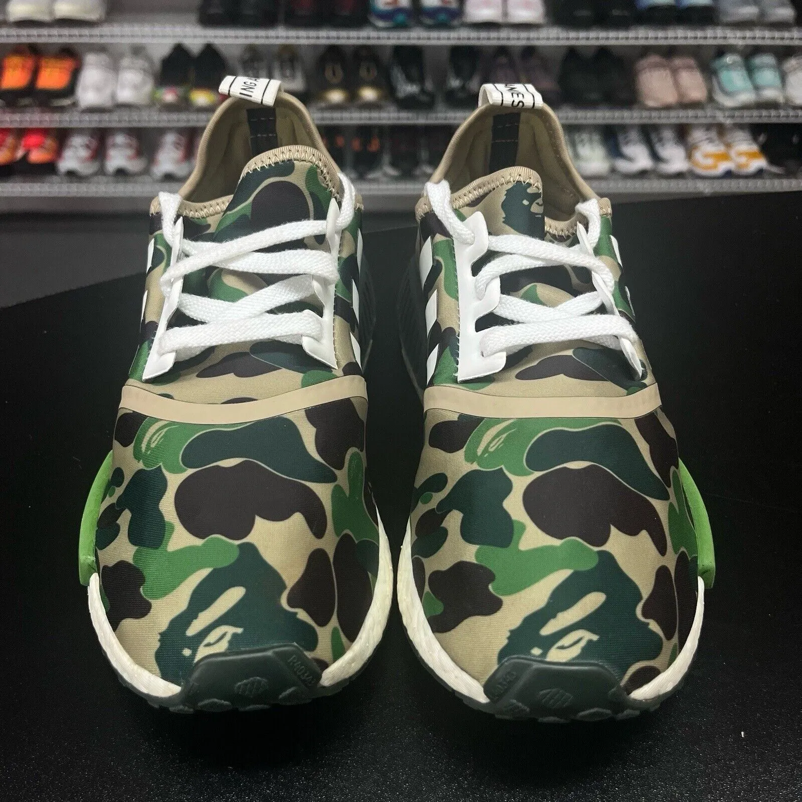 Adidas NMD R1 Bape Olive Camo Camouflage BA7326 2016 Men's Size 6.5 All Adidas Shoes Ever Made Listed
