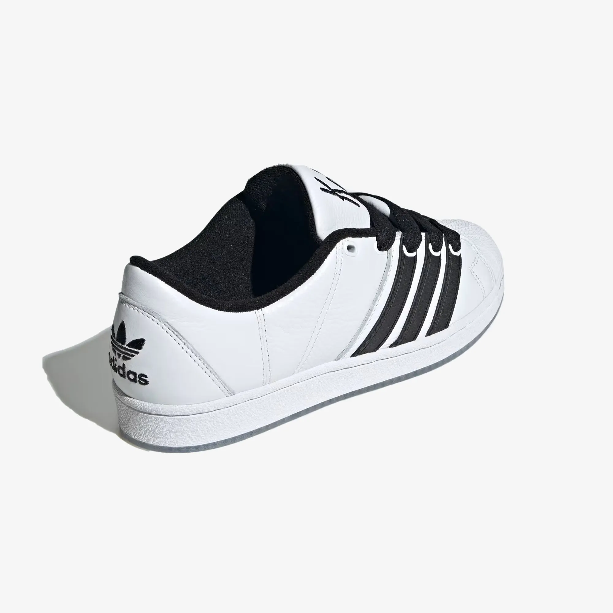 Adidas Originals | KORN SUPERMODIFIED  { WHITE/CORE BLACK/RICH PURPLE Adidas Boost Running Shoes