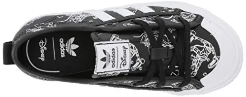 adidas Originals unisex-child Nizza X Disney Sport Goofy,Black/White/White,3.5 Big Kid Adidas Dreamstrike Shoes