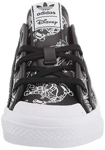 Adidas Stylish Shoes adidas Originals unisex-child Nizza X Disney Sport Goofy,Black/White/White,3.5 Big Kid
