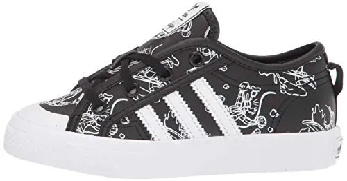 adidas Originals unisex-child Nizza X Disney Sport Goofy,Black/White/White,3.5 Big Kid Adidas Gore Tex Shoes