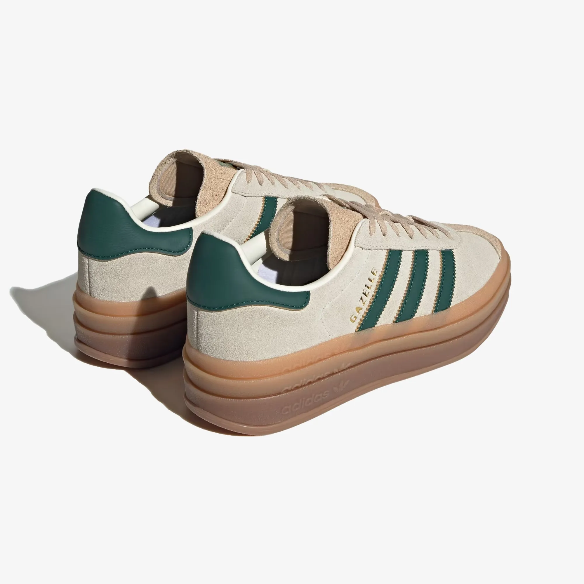 Adidas Donovan Mitchell Basketball Shoes Adidas Originals | WMN'S GAZELLE  { CREAM WHITE/GREEN/MAGIC BEIGE