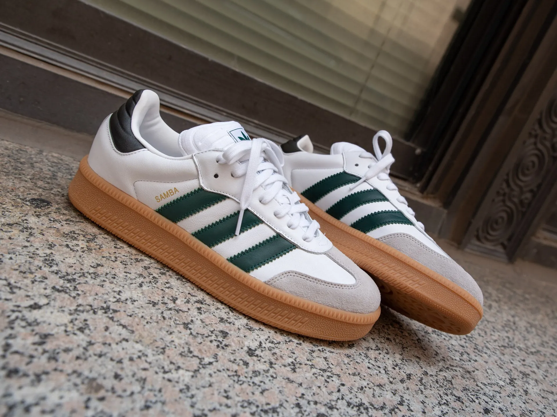 Adidas Campus 90s Adv Shoes Adidas Samba XLG 'White/Collegiate Green'