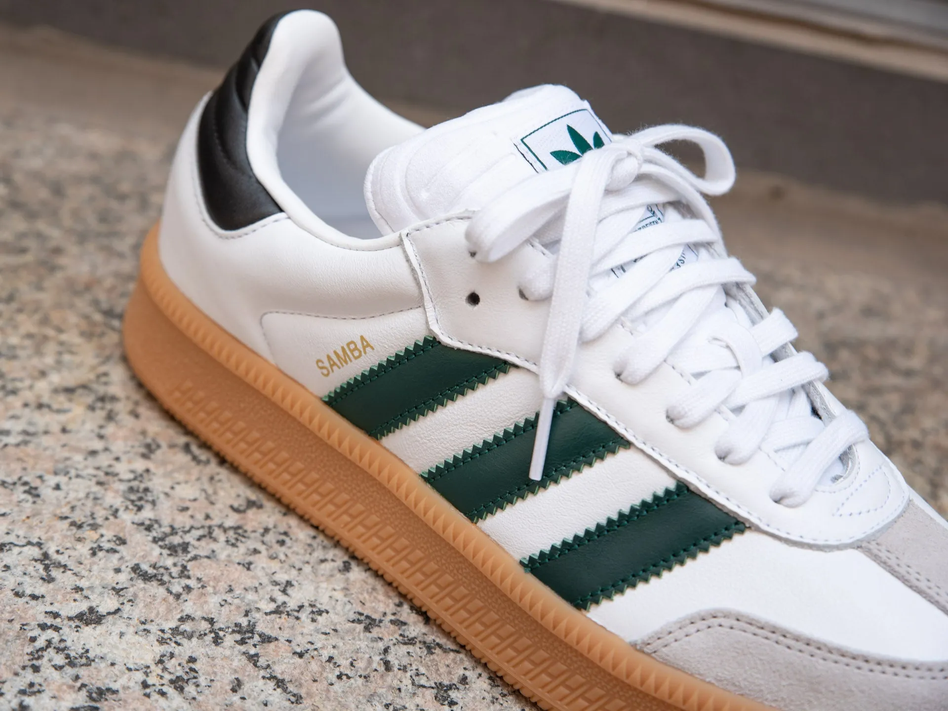 Adidas Samba XLG 'White/Collegiate Green' Adidas Samba Og Athletic Shoe