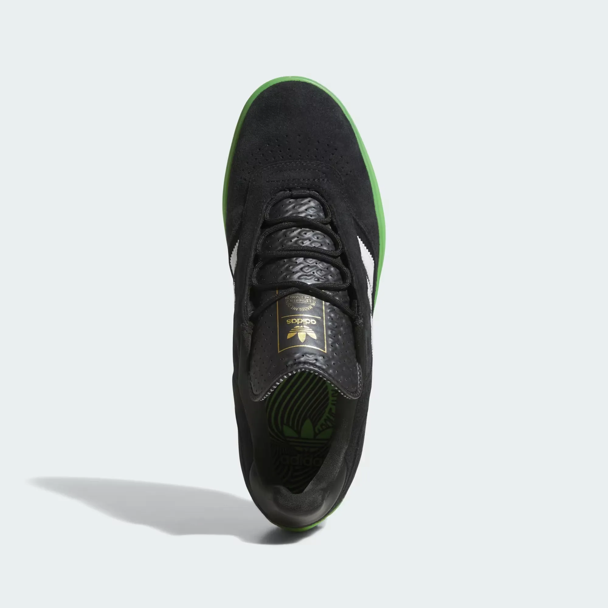 Adidas Skateboarding Puig Skate Shoes - Core Black / Cloud White / Semi Solar Green Adidas 3ssb Shoes