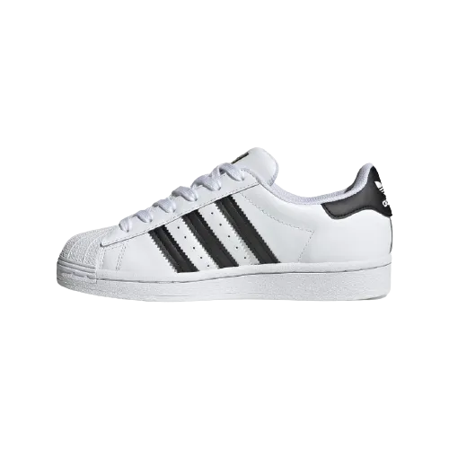 Adidas Bad Bunny Ballerina Shoes Adidas Superstar J Gs-Boys Originals Shoes White/Black Fu7712