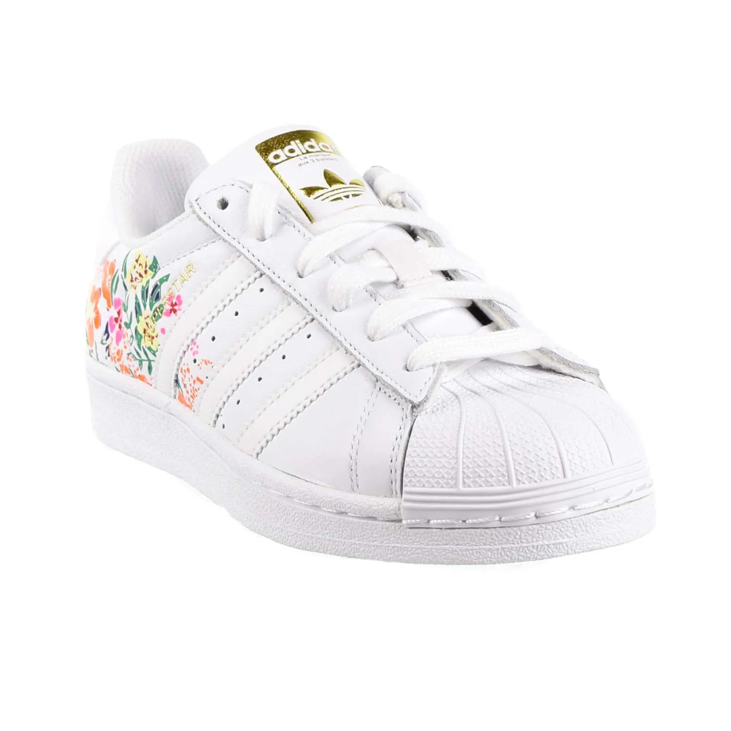 Adidas Puremotion Shoes Adidas Superstar Womens Shoes Floral Footwear White/Gold Metallic