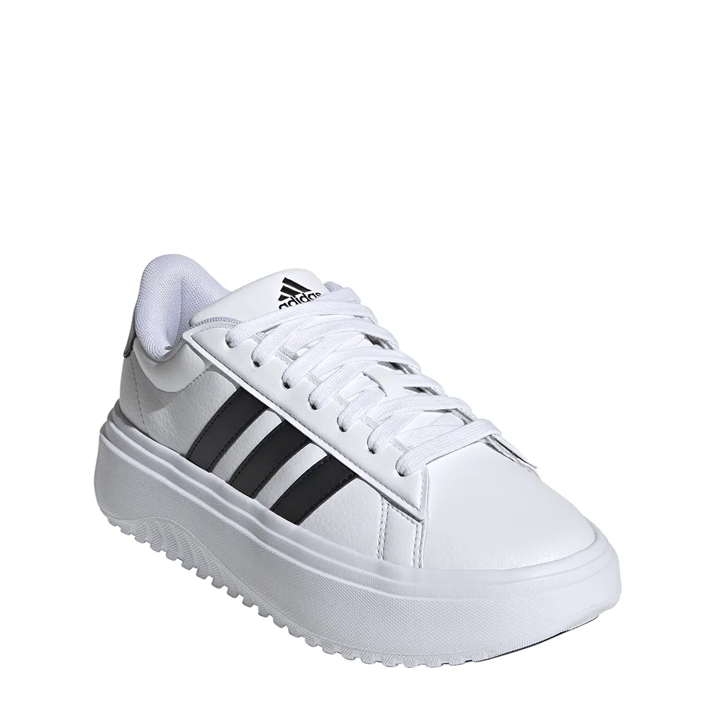 adidas Women's Grand Court Platform Tennis Shoes Adidas Martial Arts Shoes