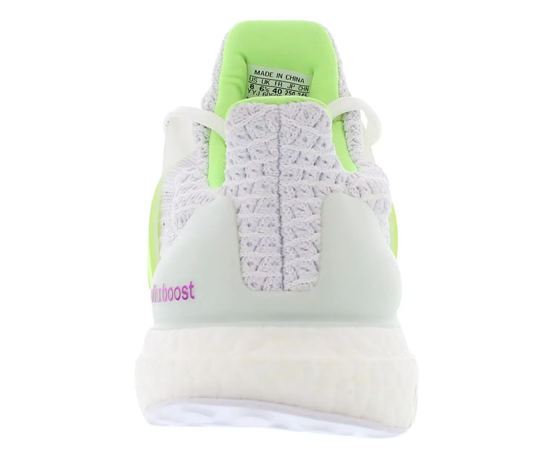 Adidas Ultraboost 22 Shoes adidas Running Ultraboost DNA White/Signal Green/Dash Grey 7.5 B (M)