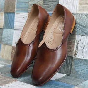 Adler Shoe - AS 0333 -Brotachi Little Loafers Clay