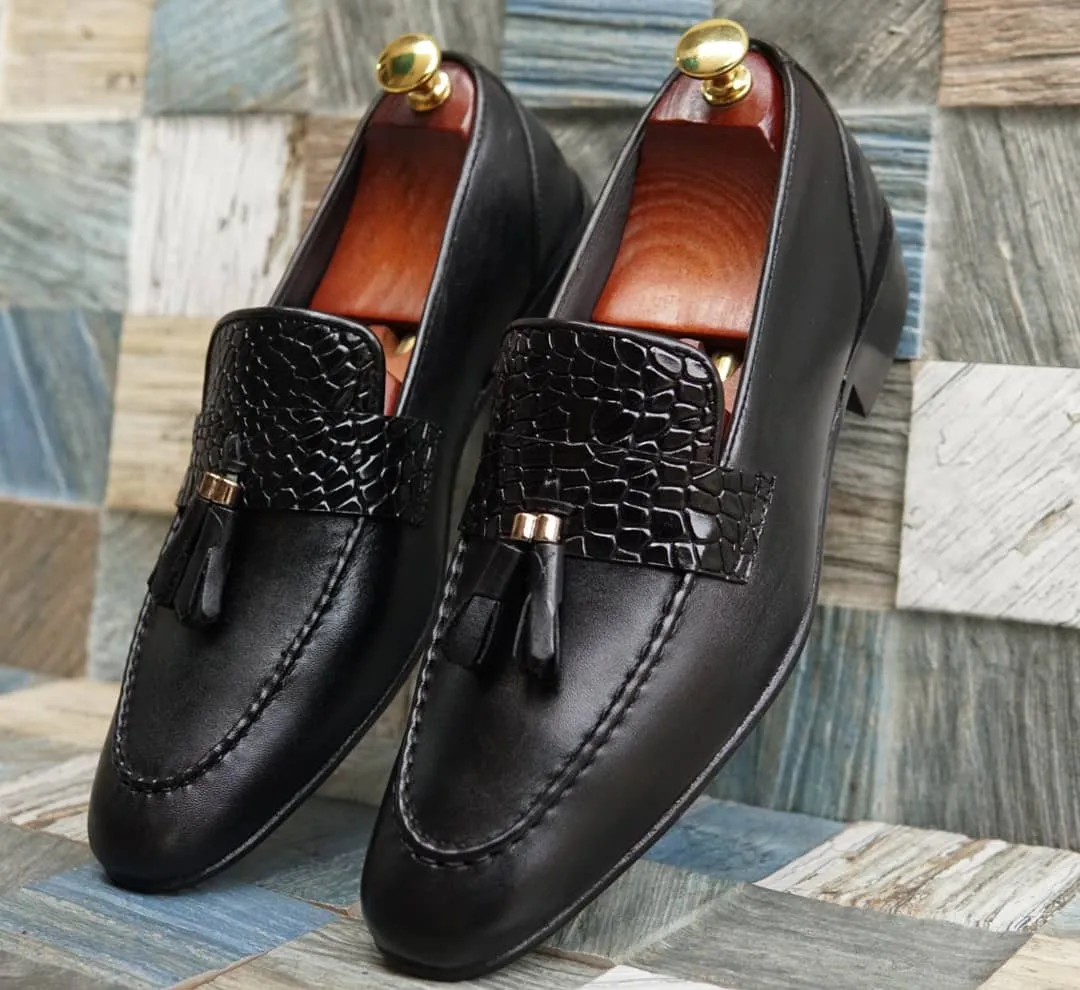 Genuine Leather Loafers Adler Shoe AS -2751-