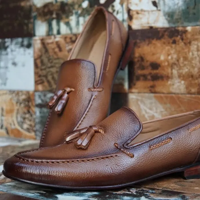 Adler Shoe AS 2802 -MxD- Miu Miu Bleached Leather Loafers