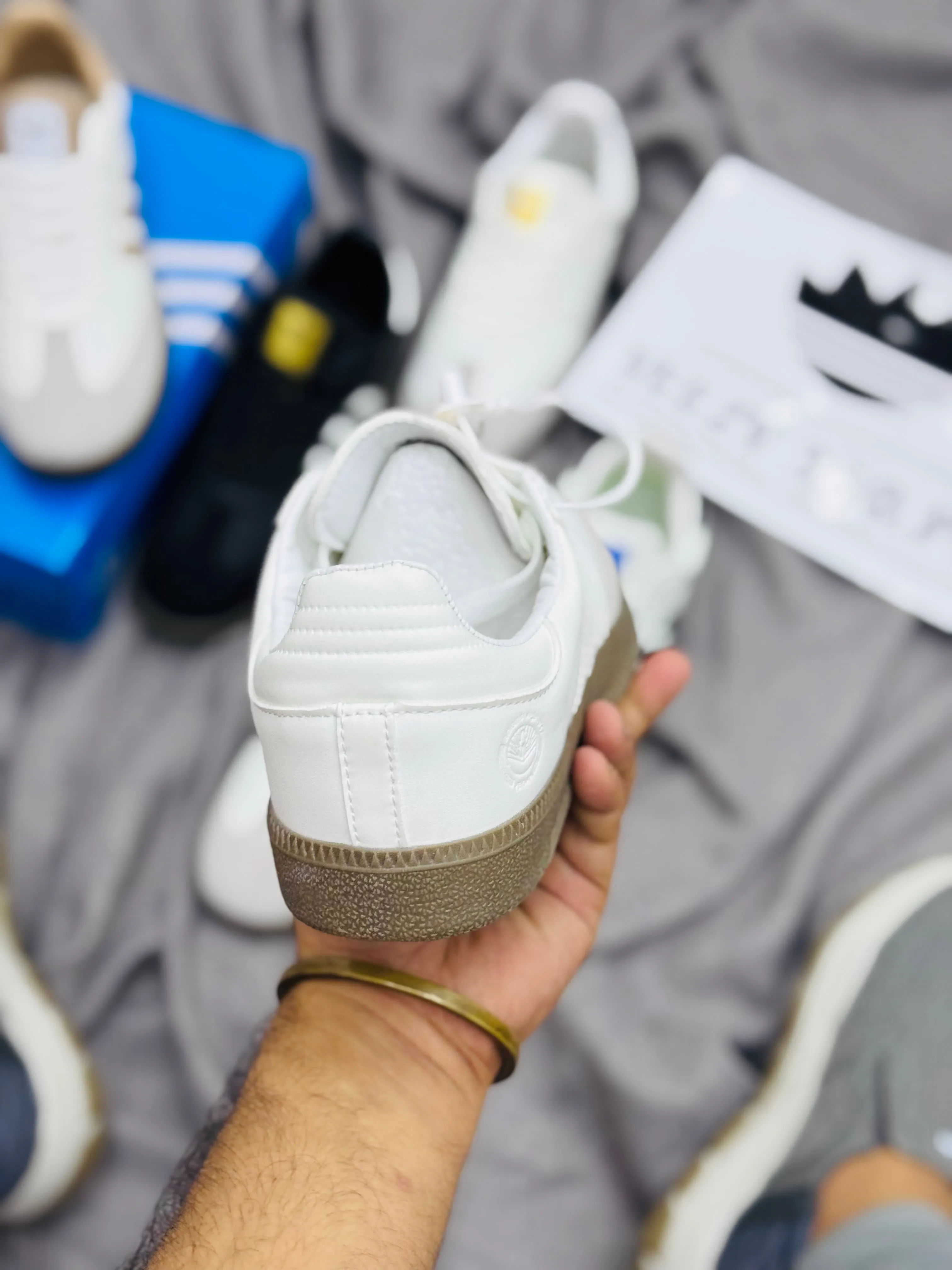 New Messi Adidas Shoes Ads Samba (white)