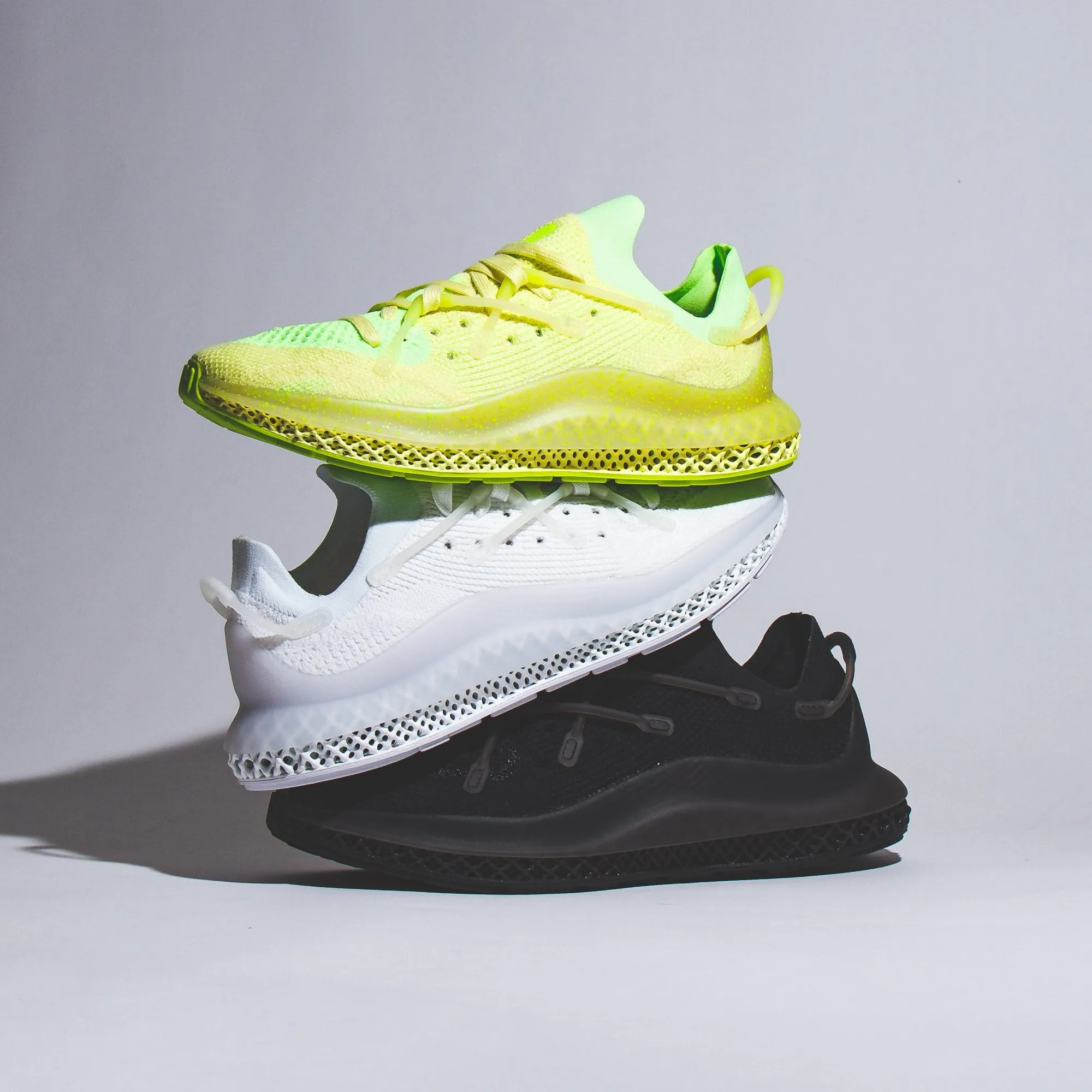 Adidas Heel Shoes Adidas Originals Men 4D Fusio Yellow H04513