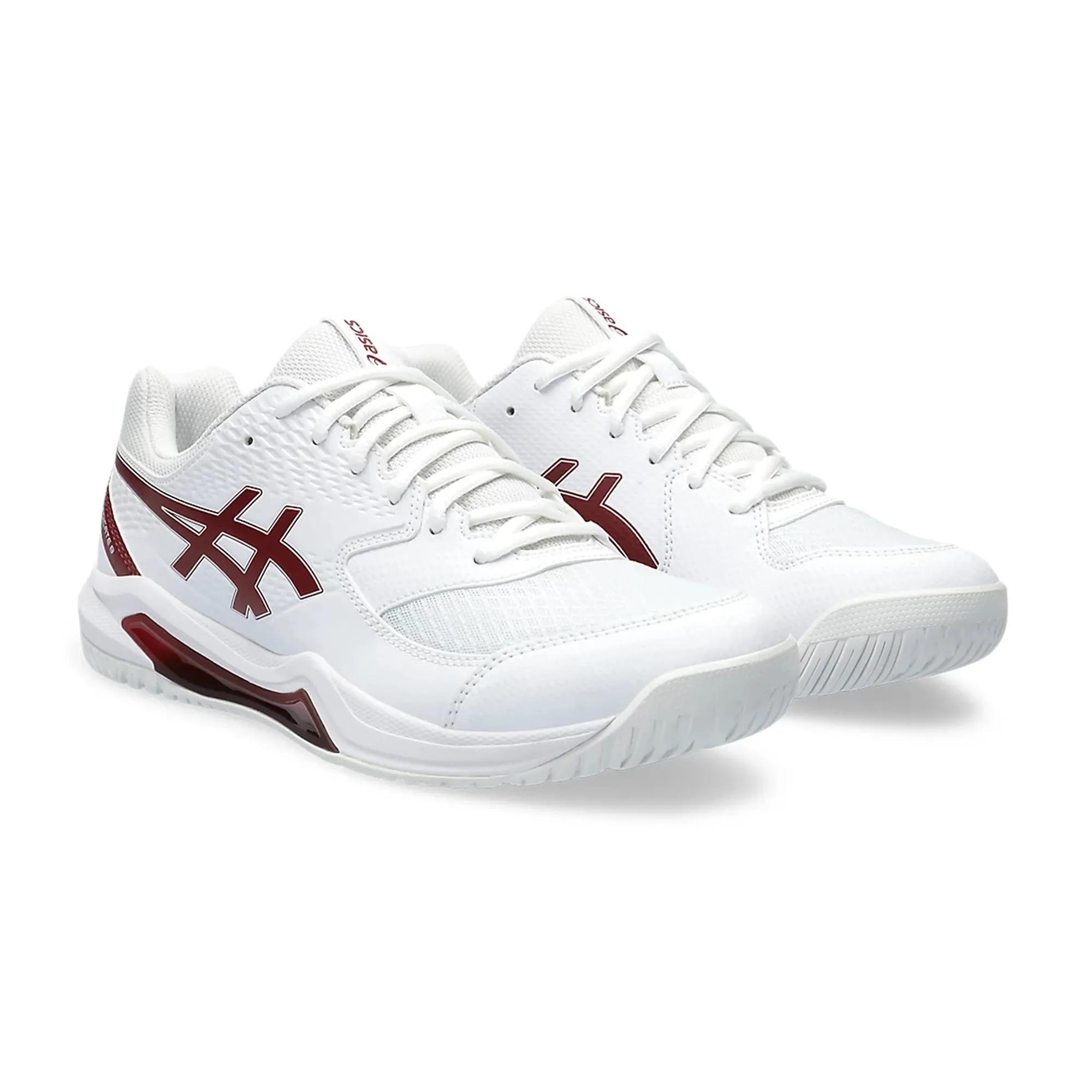 Asics Gel Sendai 3 Running Shoe Asics Gel Dedicate 8 Tennis Shoes- White/Antique Red