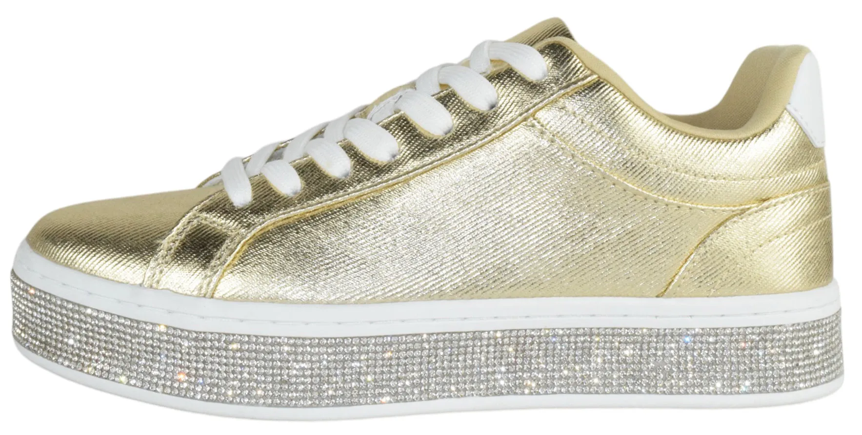AERIE-1 Gold Top MODA Wings Sneakers