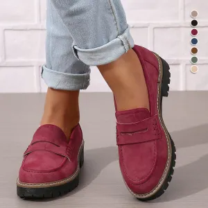 Betterthy Women Luxury Suede Loafers Miu Miu Suede Loafers