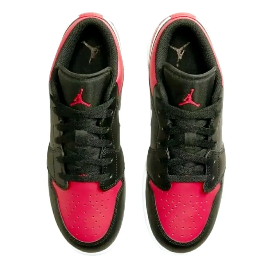 Asics Running Shoes Gel Excite 9 Air Jordan *Men's 1 Low Black/Red Alternate Bred Toe Leather Sneakers (Size 8.5)