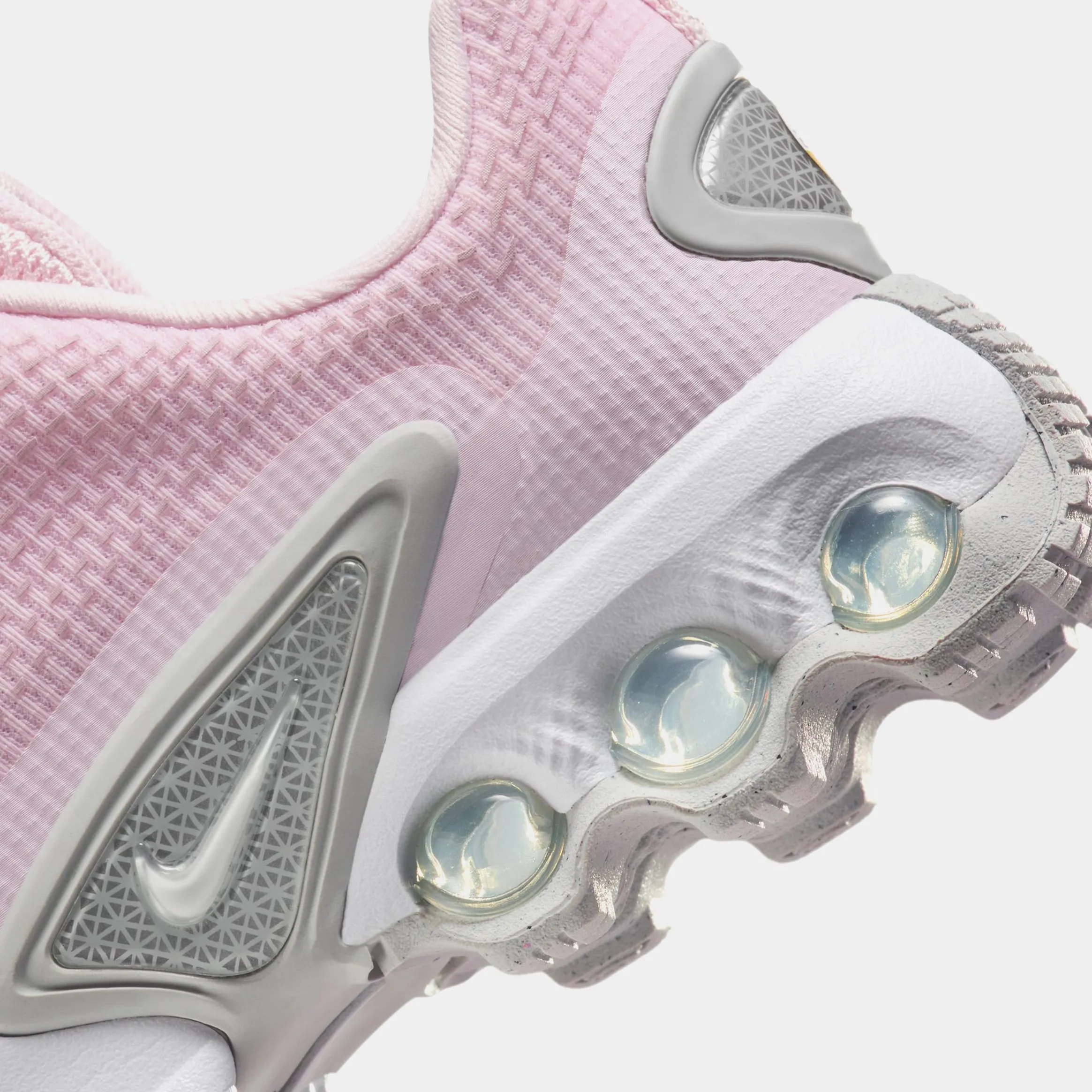 Asics Shoe Warehouse Air Max DN Preschool Running Shoes (Pink Foam/White)