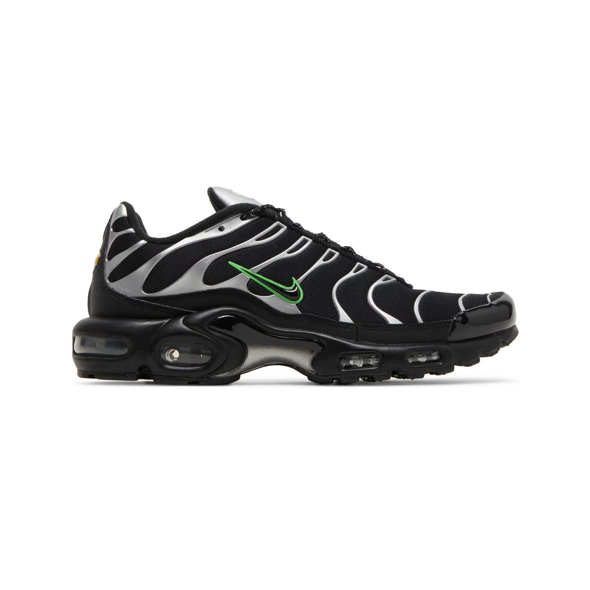 Popular Asics Shoes Air Max TN Plus 'Black Silver Green Strike' (2021)