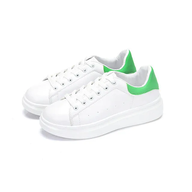 Air Max 90 Essential Casual Shoes Akexiya 2017 New Women Shoes Casual Creepers Shoes Women Trainers Breathable White Ladies Shoes Cheap 5-color