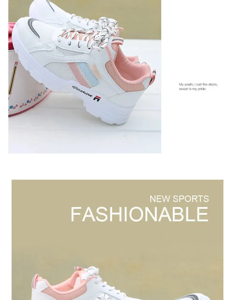 Women's  Stylish Breathable Platform Running Shoes Bobs B Flex Hi Casual Shoes