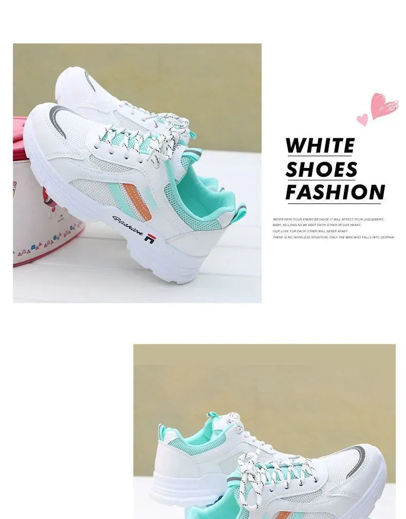 Casual Shoes Summer 2025 Women's  Stylish Breathable Platform Running Shoes