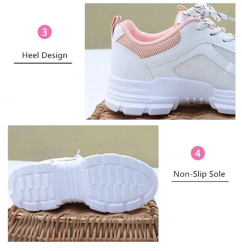 Shoes Comfortable Casual Women's  Stylish Breathable Platform Running Shoes