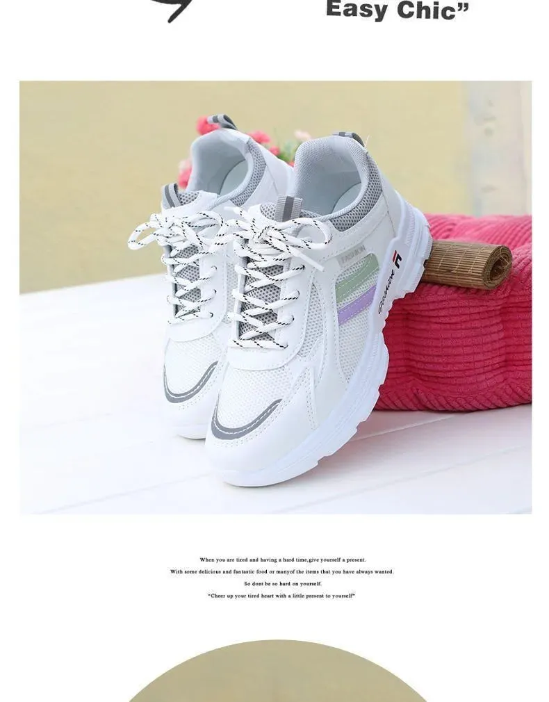 Women's  Stylish Breathable Platform Running Shoes Slim Casual Shoes