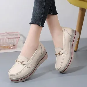 Ashore Shop Women Casual Shoes Designer Flat Platform Loafers Loafers Luxury
