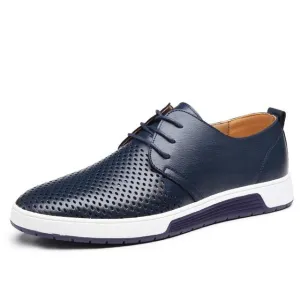 Merkmak Men Casual Shoes Smart Casual Leather Shoes