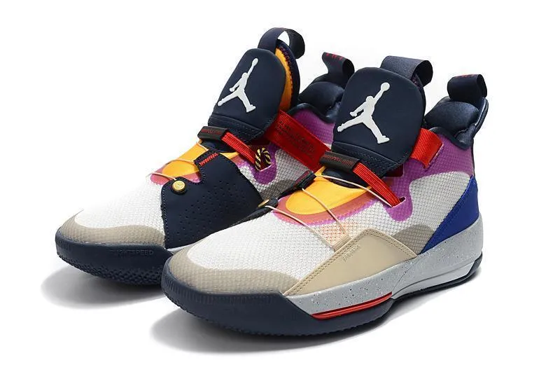 Nike Air Jordan 33 Multicolor Men Shoes Sale Size US 7,8,8.5,9.5,10,11,12 Running Shoes Similar To Asics Novablast