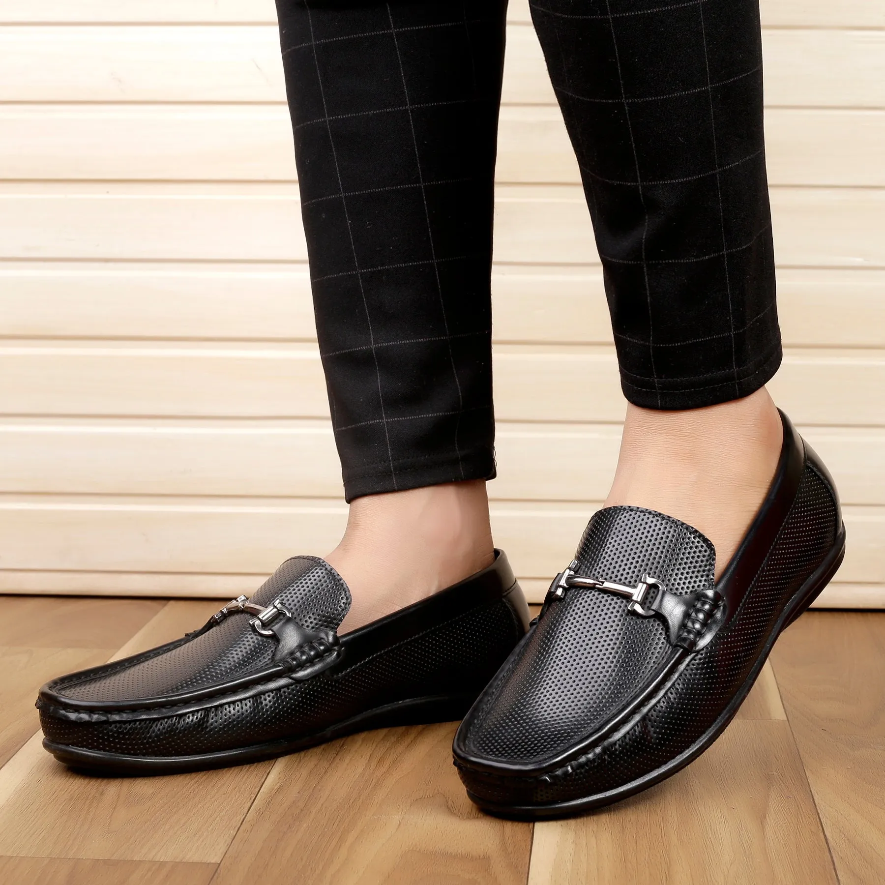 Penny Loafers Wide Bacca Bucci PARIS Loafers Moccasins Shoes for Men with Elegant Buckle