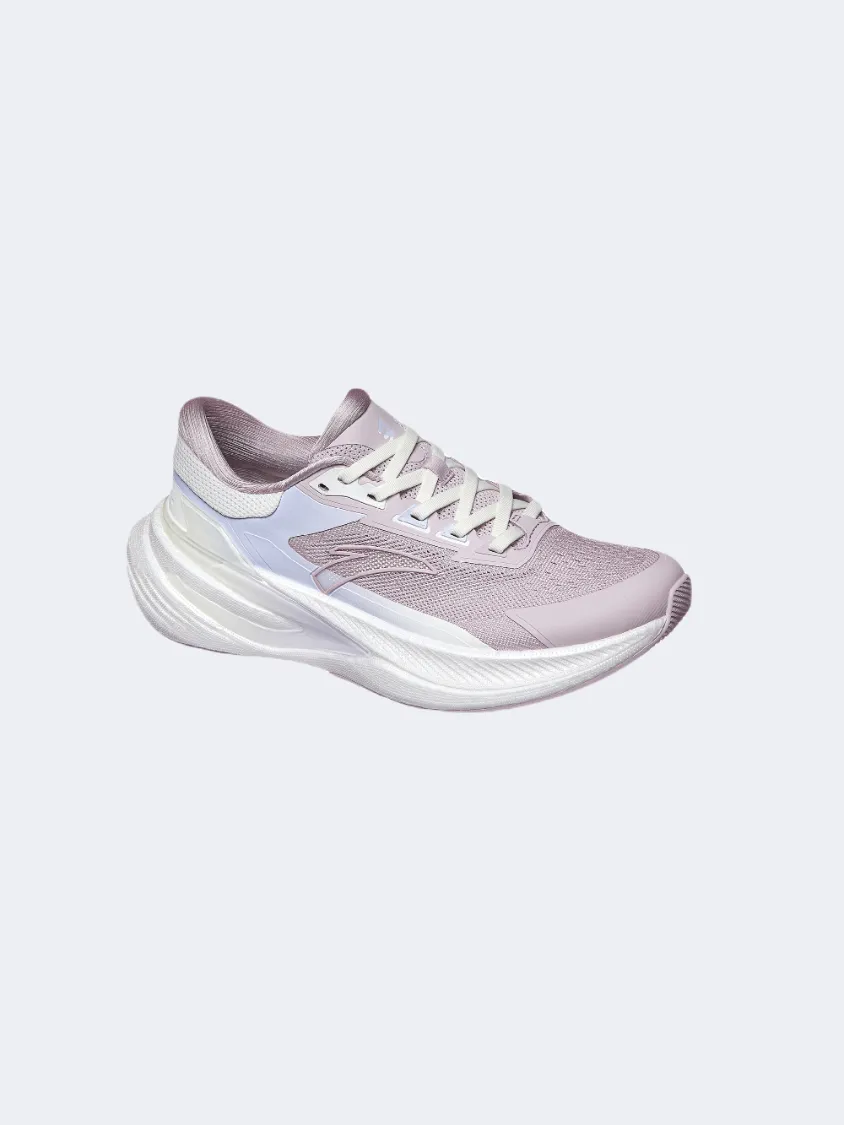 Anta Yutu 2 Women Running Shoes Pink/Beige Good Minimalist Running Shoes