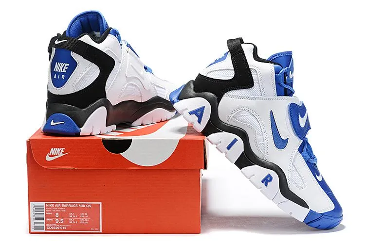 Asics Split Second 8 Wrestling Shoes Nike Air Barrage Mid 'White Black Blue' Sneaker Shoes Sale Men Size 7-12