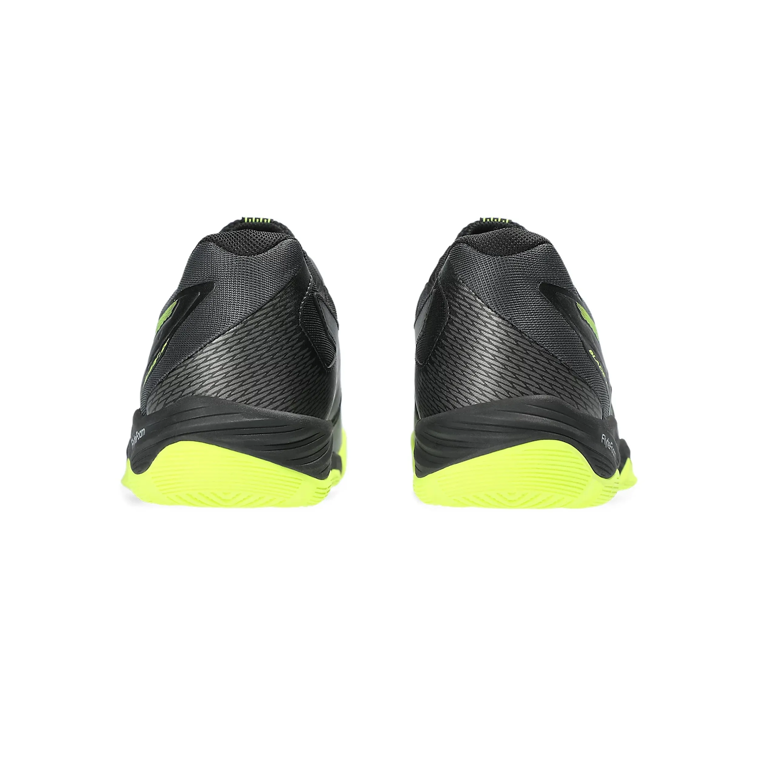 Asics Blade FF (Black/Safety Yellow) Badminton Shoes Asics Chart Pronation