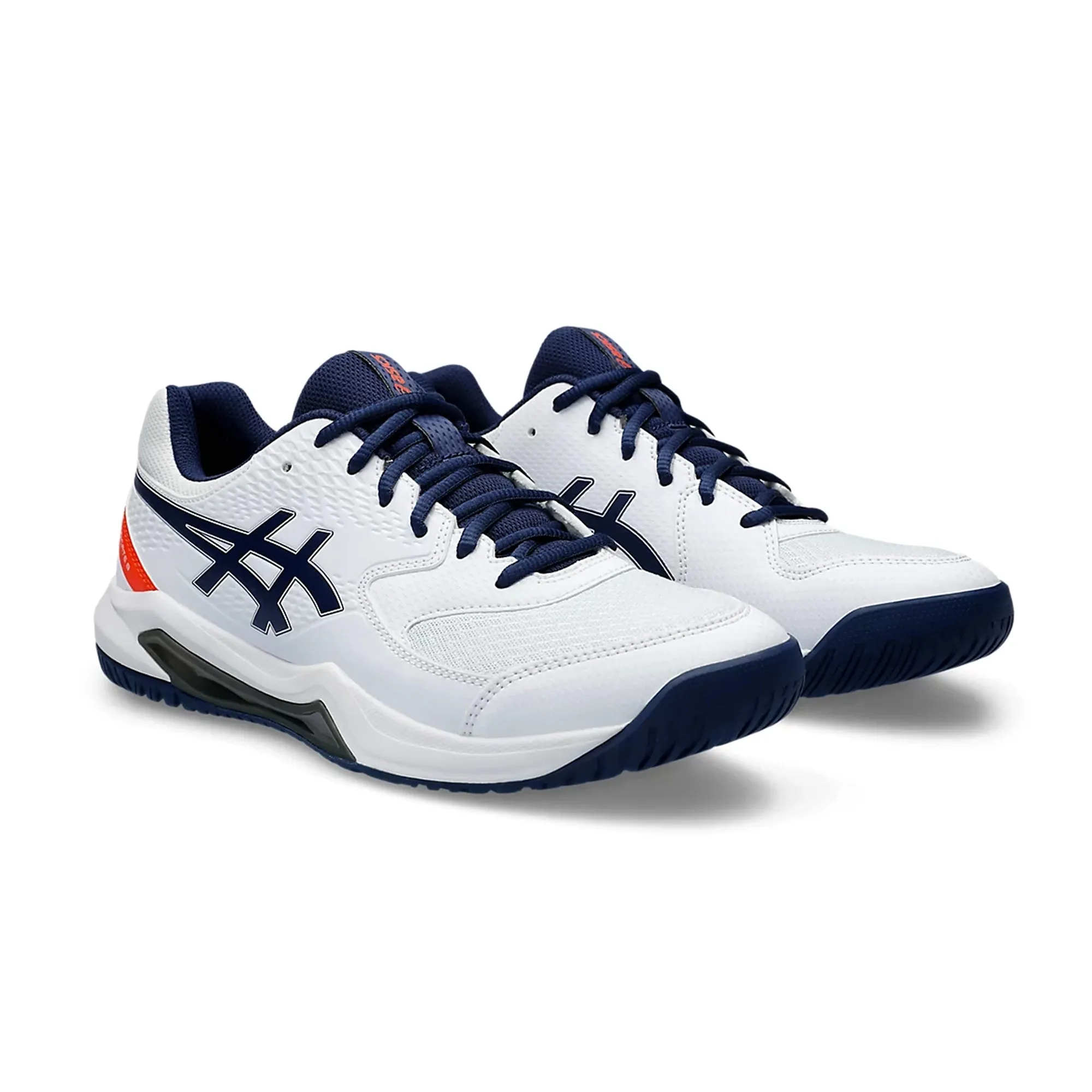 Asics Gel Dedicate 8 Tennis Shoes- White/Blue Expanse Asics Super Running Shoes